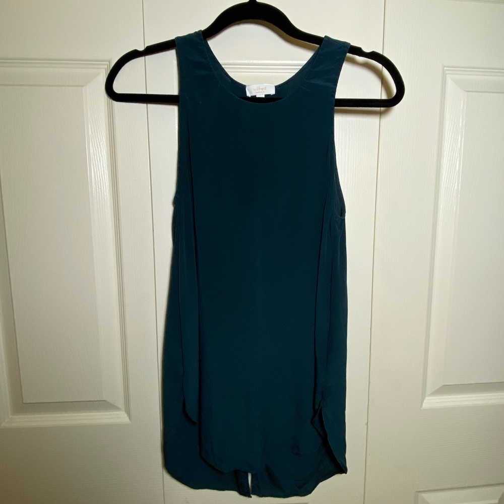 Wilfred Slit-Back Silk Tunic